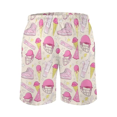 Mens Trunks Breathable Quick Dry Mesh Lining Holiday Party Beach Board Shorts - color: Style-1, size: 3X-Large