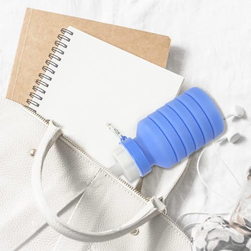 550ML Portable Foldable Bidet Bottle, Blue– Travel-Friendly, Leak-Proof, Personal Hygiene Bidet for Home, Office, Outdoor & Postpartum Care