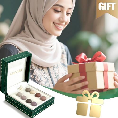 Strong Hijab Magnets for Women - 8 Pack Magnetic Scarf Pins & Clips Secure Hold, Invisible Under Scarf for Muslim Clothing and Accessories - color: Matte Style