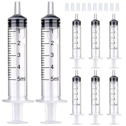 5ml Syringe for Liquid,Syringe Without Needle,Sterile Individually Packed 10pcs. - size: 5ml-10pcs