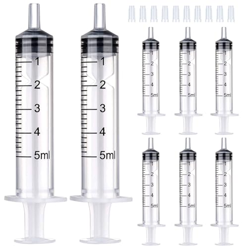 5ml Syringe for Liquid,Syringe Without Needle,Sterile Individually Packed 20pcs. - size: 5ml-20pcs