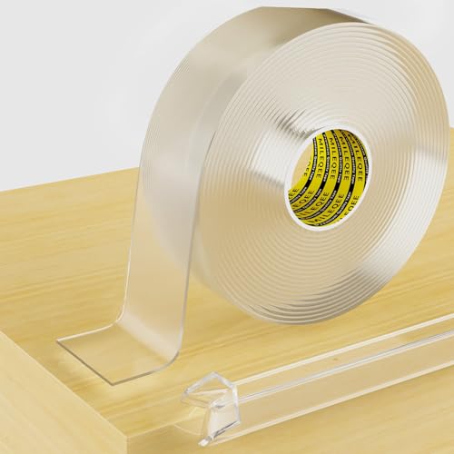 Clear Edge Protector Strip,1 Pack x 1.18in x 16.4FT | 2mm thick，Sharp Edge Wrap Cover Tape, Self Adhesive Protective Bumper Guards for Cabinet Door Desk Bed Furniture Waterproof - size: 1 Pack x 1.18in x 16.4FT