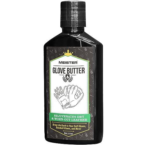 Meister Glove Butter (6 oz.) - Rejuvenates Golf, Baseball and Other Leather Gloves