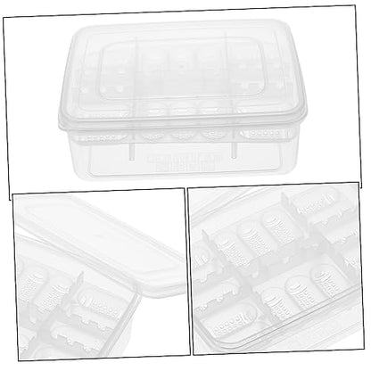 VICASKY 16-Compartment Plastic Reptile Egg Incubator and Hatchery Box for Breeding Geckos and Lizards Sturdy PET Supply for Hatching Reptile Eggs