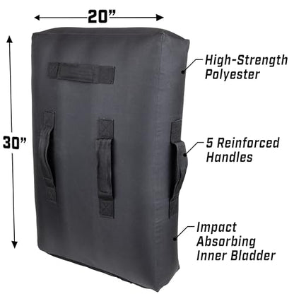 GoSports Inflatable Blocking Pads - Choose Your Size - Training Equipment for Basketball, Football, Lacrosse, Martial Arts & More - style: 30" x 20"