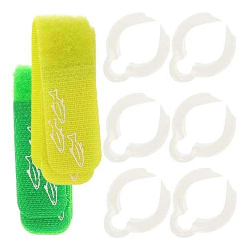 Wire Cable Strap Clamp with Leaf Shape for Rope Light and Speaker Wire Fixing, Single-line Cord Clamp for Aquarium and Pendant Lighting Installation