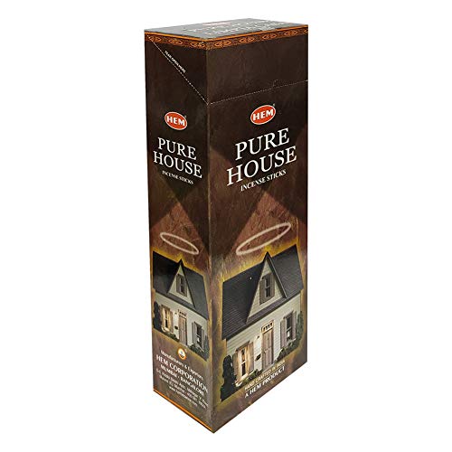 Pure House Incense Sticks and Incense Stick Holder Bundle Insence Insense Hem Incense Sticks - color: Pure House