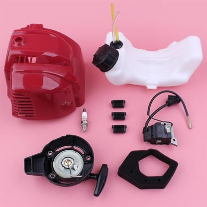 Replacement Part for Top Cylinder Engine Cover Fuel Tank Starter Ignition Coil Kit Fits for H0nda GX25#dupart2463018