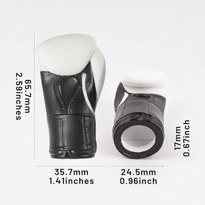 Boxing Gloves Mini Finger Puppets, 2 Pieces White Tiny Glove Toys for Party Favors and White Elephant Gifts - style: White