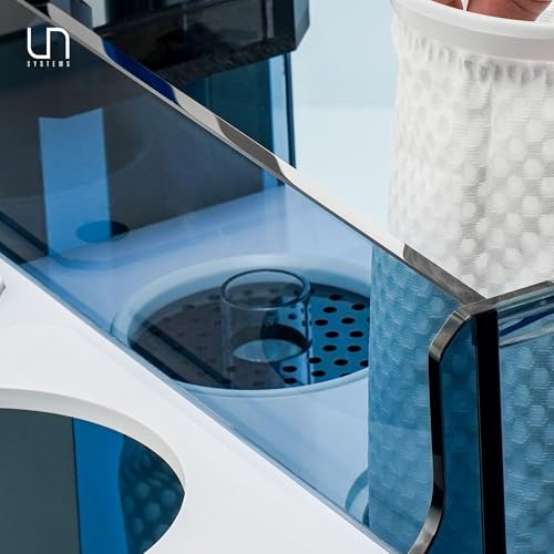 Ultum Nature Systems Filter Sock Silencer - 4” / 10 cm Acrylic Cover for UNS Reef System Sump - Fits 9cm ID, Reduces Splash Noise, Catches Debris, Integrated Handle, Aquarium Filter Accessory - 2 Pack