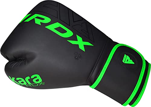 RDX Kids Punching Bag 2FT with Punch Gloves, Unfilled Boxing Set, Non Tear Maya Hide Leather Junior Hanging Bag, Kickboxing MMA Grappling Muay Thai Karate Taekwondo BJJ Training - color: Green