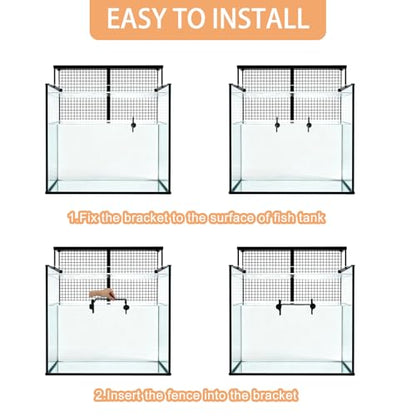 Aquarium Floating Plant Barrier, Intercepting Floating Plant Corral Fish Aquarium Accessories for Aquarium Feeding Ring, Aquarium Divider for Aquarium Holder Accessories for All Aquatic Plants