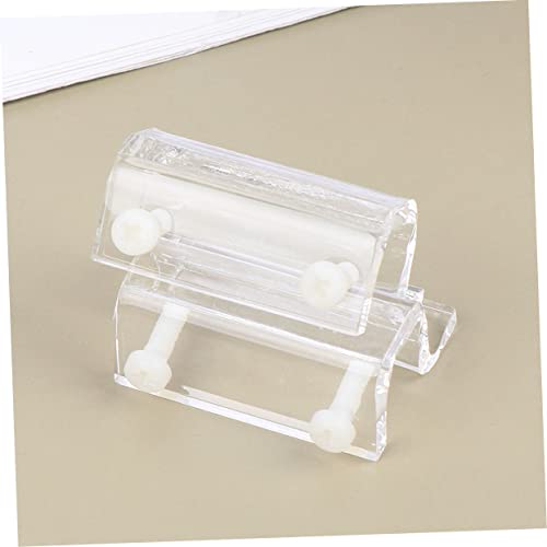 GALPADA 4Pcs Acrylic Fish Tank Cover Holder Support Bracket for Lids Aquarium Rack for Open Tanks Pet Boxes and Heat Preservation