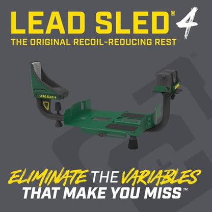 Caldwell Lead Sled 3 Adjustable Ambidextrous Recoil Reducing Rifle Shooting Rest for Sighting in and Shooting Stability - style: 4