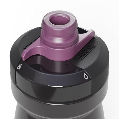 CamelBak Podium Bike Squeeze Water Bottle, High‑Flow Easy‑Squeeze Design for Cycling Performance, 21oz, Mercury Night Fall - color: Mercury Night Fall