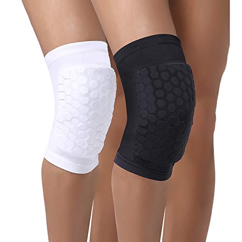 PISIQI Compression Collision Avoidance Knee Sleeve - color: White, size: XX-Large
