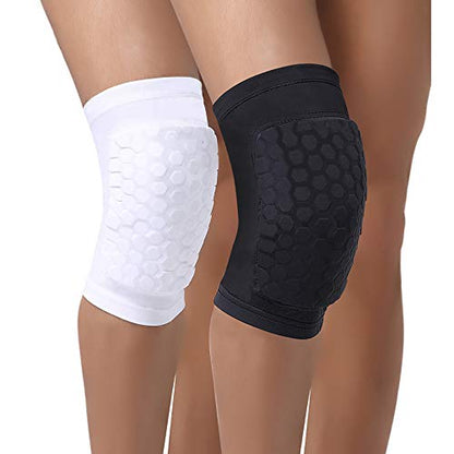 PISIQI Compression Collision Avoidance Knee Sleeve - color: White, size: XX-Large