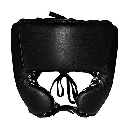 Title Boxing Amateur Competition Headgear (w/Cheeks) - Boxing Headgear, MMA Headgear, Sparring Gear, Headgear Boxing Sparring, Boxing Head Gear, Sparring Headgear, Muay Thai Headgear - color: Blank Black, size: Small
