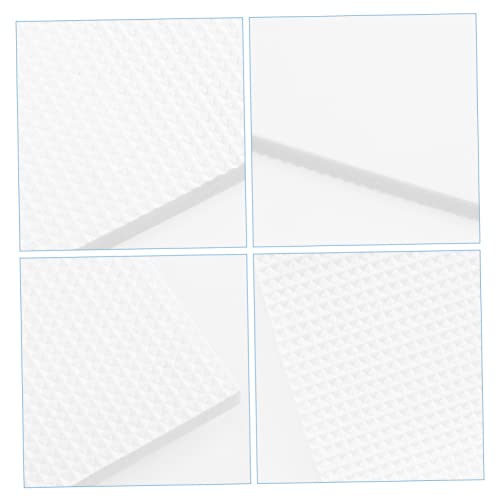 Reptile Terrarium Mat Thickened Non Slip Fish Tank Cushioning Pad for Aquariums Water Absorption Shock Absorbing Durable Insulation - color: White