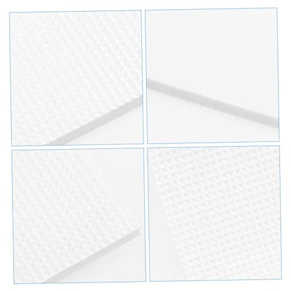 Reptile Terrarium Mat Thickened Non Slip Fish Tank Cushioning Pad for Aquariums Water Absorption Shock Absorbing Durable Insulation - color: White