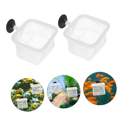 BESPORTBLE 5pcs Fish Breeding Net Cups Aquarium Separator Mesh for Safe Fry and Lightweight Isolation Net for Fish Tanks