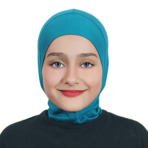 AL AMIRA Girls Hijab - One pcs Ninja Hijab - headband - underscarf Cap - - color: Powder Blue