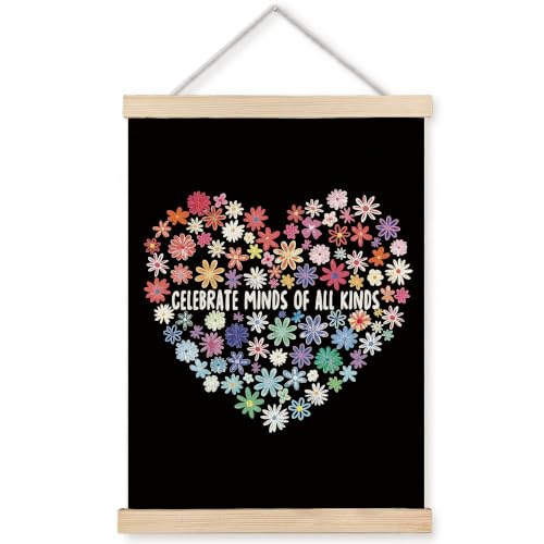 WUCHJ Autism Awareness Mental Health Wall Art Poster 12x16 in - color: Autism Awareness Mental Health