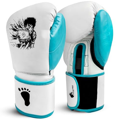 Hajime No Ippo Anime Hook & Loop Gloves Fighting Spirit First Step - size: 10oz