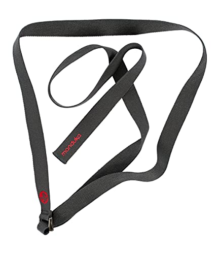 Manduka Align Yoga Strap - color: Thunder Grey, size: 8 Feet