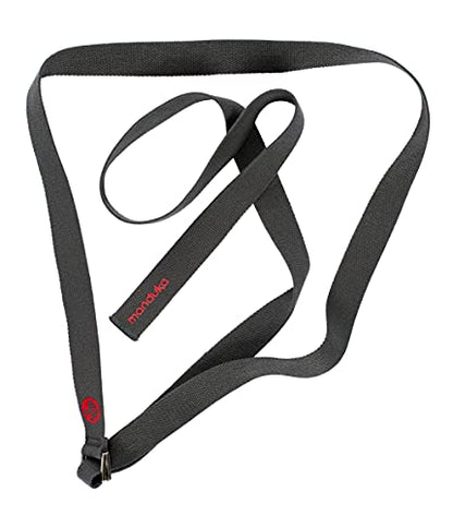 Manduka Align Yoga Strap - color: Thunder Grey, size: 8 Feet