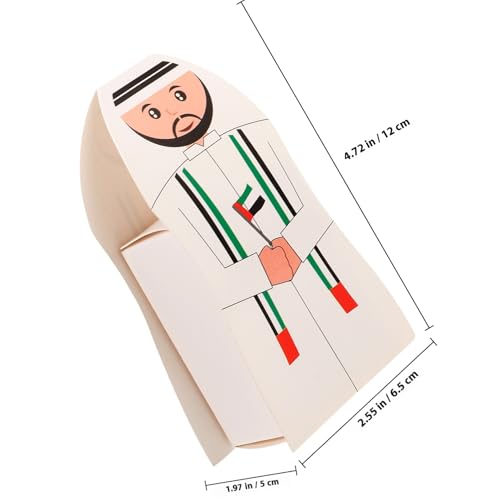 CHILDWEET 30pcs Middle Eastern Eid Candy Boxes Party Favor Treat Holders Paper Candy Packaging for Men and Women Wrapping Supplies