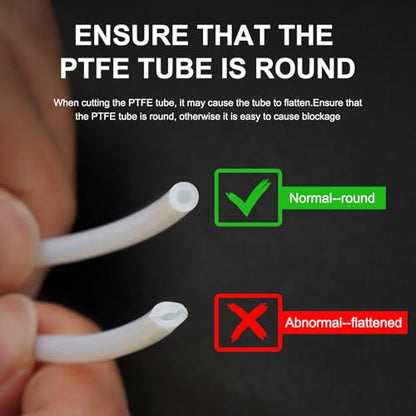 3pcs Teflon PTFE Tube Adapter Replacement for Bambu Lab | A1/A1MINI/P1P/P1S/P2S/X1/X1C/X1E/H2D/H2S 3D Printer,Plastic Metal Mixed Feed Connectors for Bambu Lab 3d Printer