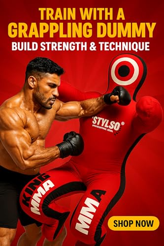 Grappling Dummy for Adults, Unfilled Wrestling Dummy, Hanging Jiu Jitsu Dummy for BJJ, MMA, Judo, Karate, Martial Arts - color: Red Sit, 6ft / 72 inches