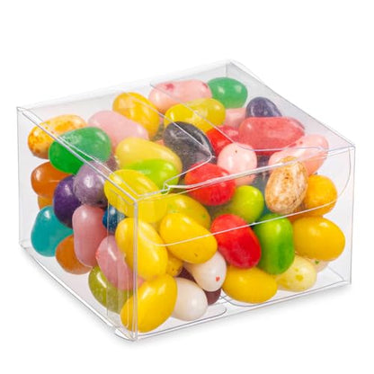 Hammont Clear PET Plastic Boxes - Transparent Storage Containers for Party Favors, Gifts, Cookies, Ornaments, Weddings, Birthdays, and Special Events - 2.25"x2.25"x1.375" (36 Pack) - size: 2.25"x2.25"x1.375"