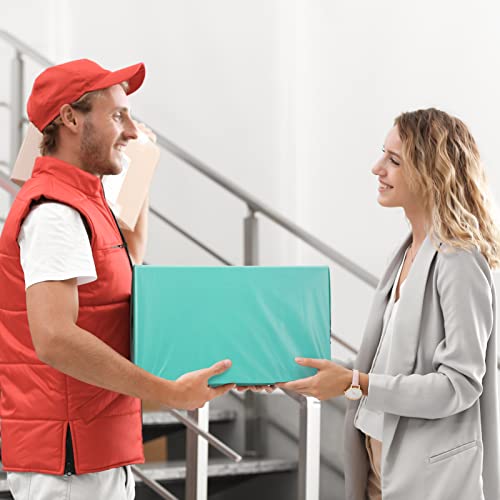 Fuxury Large Poly Mailers 24x24 Inch 50Pcs Shipping Bags for Clothing Embossed Dots Design Shipping Envelopes Waterproof Mailing Envelope Self Seal Mailers Poly Bags Durable Package Bag Teal - size: 24x24" 50pcs