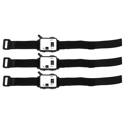 Socobeta 3Pcs Manual Golf Stroke Counter Wrist Watch Style Score Keeper Accessories
