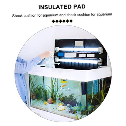 Balacoo Aquarium Slip Mat 5pcs Waterproof Insulated Shock Absorbing Fish Tank Supply Pad