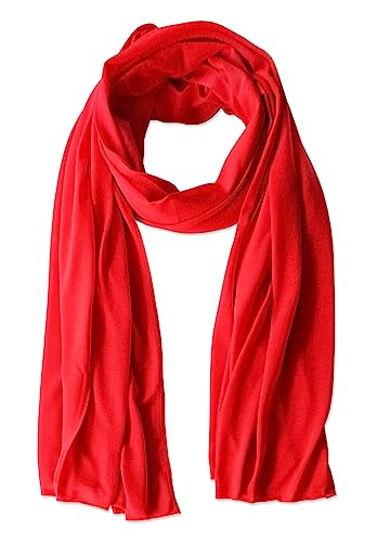 vabovin Head Wraps for Black Women Stretch Jersey Knit Turban Headwrap Solid Color Headscarf Headband Shawl - color: 13- Red
