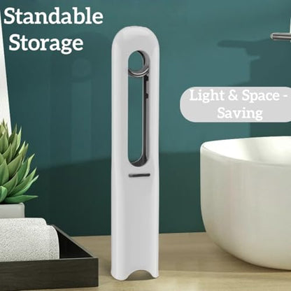 Mini Mop Portable Self-Squeeze, Wall Cleaner Mop Small with 1 Sponge Head + 1 Squeeze Handle for Kitchen, Desktop, Window, Cabinet