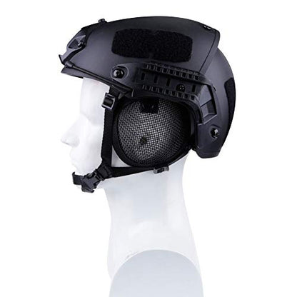 Steel Net Ear Protection for CS Games Shooting Tactical Airsoft Paintball