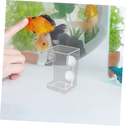 2pcs Aquarium Feeding Ring with Suction Cups, Fish Tank Feed Ring for Shrimp and Fish, Anti-Drift Food Dispenser for Freshwater and Saltwater Tanks