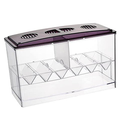 Aquarium Breeding Box Hatchery Newborn Tank 3-Chamber Acrylic Guppy Fry Isolator 8.54x3.94x5.12inch