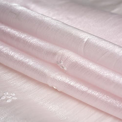 Shinny Threat Hijab Flower Embroidery Shawl Scarf Summer Cool Headwrap | Shinny Threat, Flower Embroidery - color: Light Pink