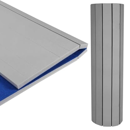 Indoor Gymnastics Track Exercise Mat 118.11x70.87x1.57inch Sturdy Folding Gymnastics Mat with Grippy Surface for Home Yoga Fitness Pilates Martial Art