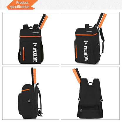 gym duffel bag backpack wrestling bag with shoe compartment 4 kinds of back method waterproof sports walking laptop - color: D-black