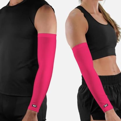 Solid Arm Sleeve - color: Hue Pink, size: 3X-Large