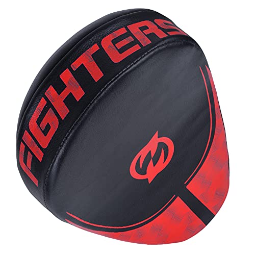 Boxing Mitts for Muay Thai MMA Sparring Training Punching Focus Punch Target Mitts and Pads - color: Red