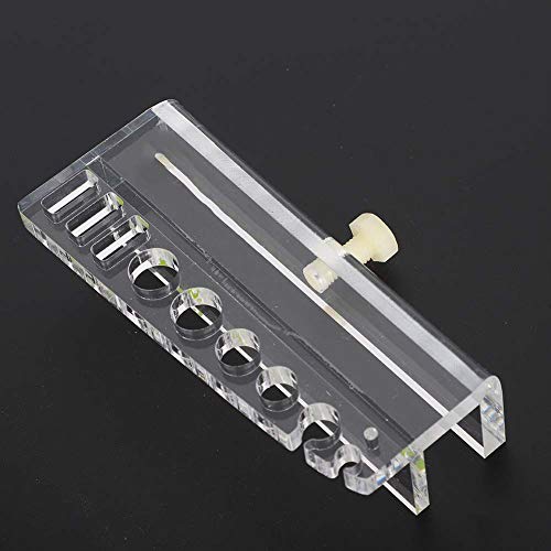 High Transparency Acrylic Board Aquarium Tools Rack, 13x5.5x2cm, Crystal Clear Storage Organizer - Durable Thickened Design, Convenient Tool Management, Ideal for Water Plants an