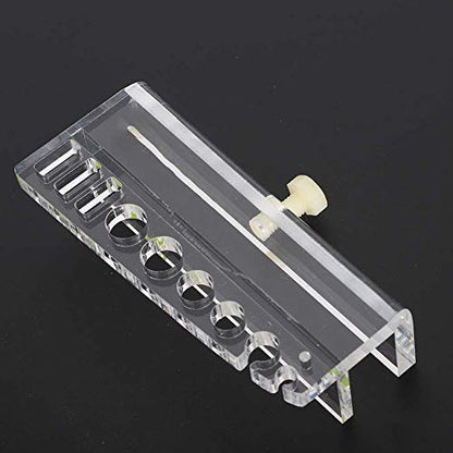 High Transparency Acrylic Board Aquarium Tools Rack, 13x5.5x2cm, Crystal Clear Storage Organizer - Durable Thickened Design, Convenient Tool Management, Ideal for Water Plants an