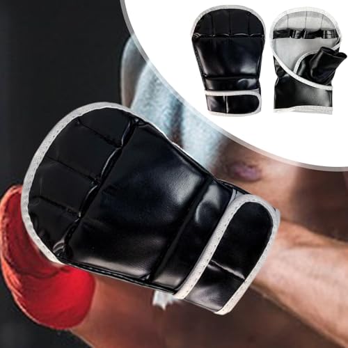 Gloves Grappling Sparring, Open Palm Grappling Gloves for Sparring, Adjustable Punching Bag for Fighting Punching Bag Workout